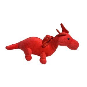 NEN National Entertainment Network Red Dragon Plush Stuffed Animal Doll Toy Spar